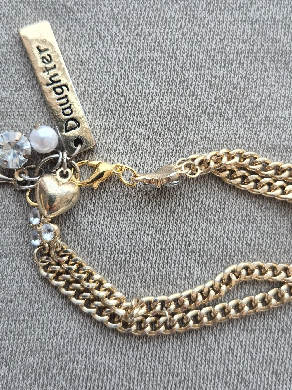 Daughter Gold-Tone Multi-Chain Bracelet
